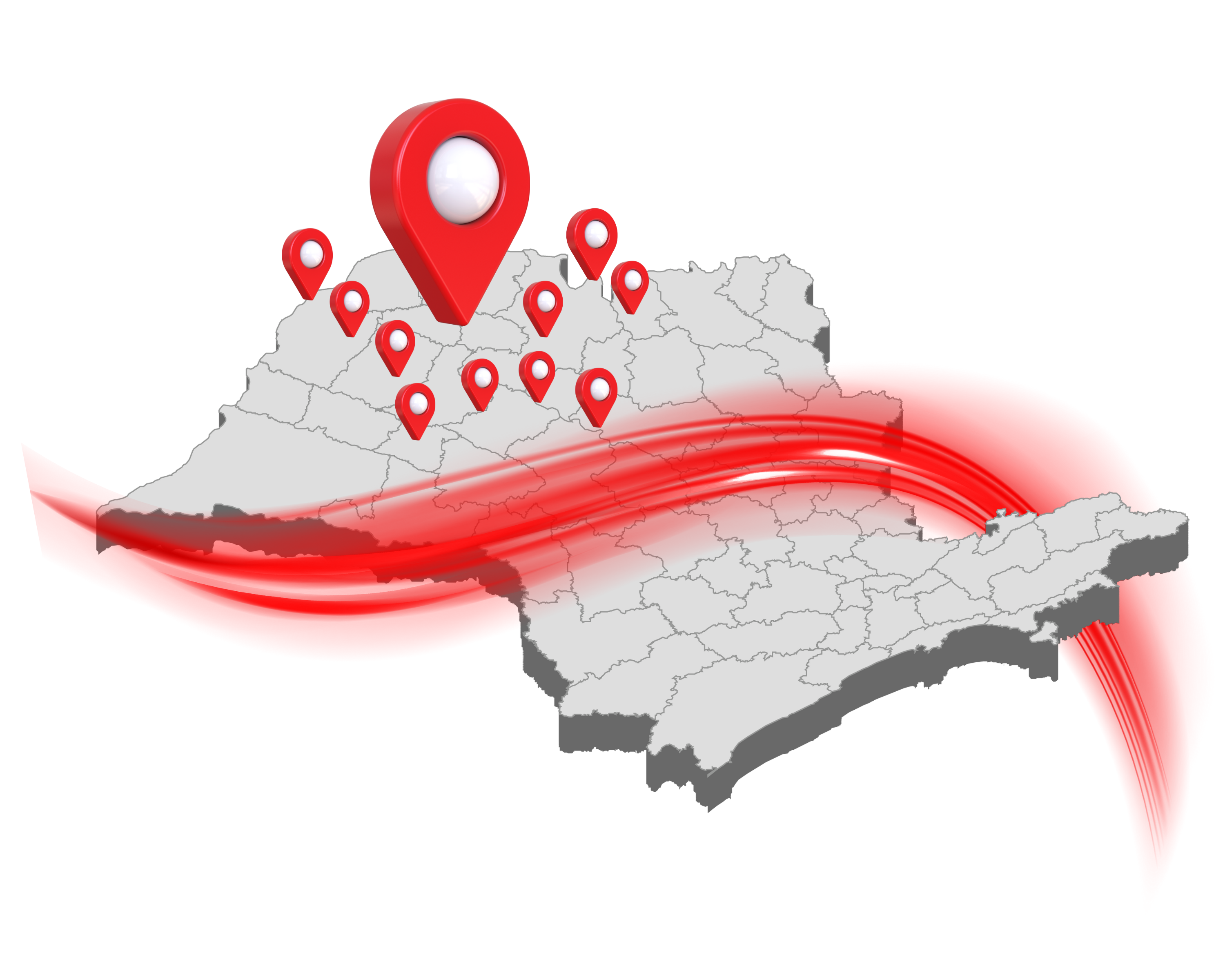 Mapa de cobertura Net Rubi